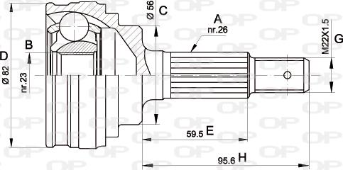 Open Parts CVJ5336.10 - Kardan, Pogonska osovina www.molydon.hr