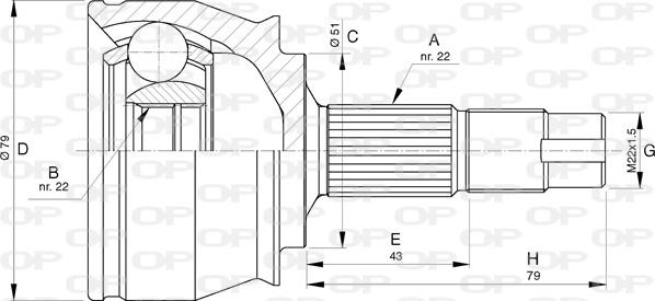 Open Parts CVJ5742.10 - Kardan, Pogonska osovina www.molydon.hr