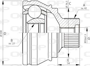 Open Parts CVJ5710.10 - Kardan, Pogonska osovina www.molydon.hr