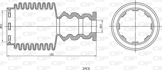 Open Parts DCK5108.02 - Gumeni granicnik, Ovjes www.molydon.hr