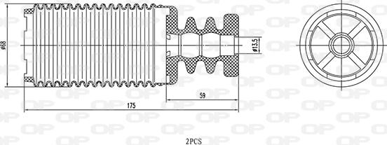 Open Parts DCK5103.02 - Gumeni granicnik, Ovjes www.molydon.hr