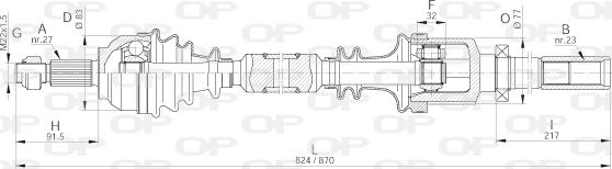 Open Parts DRS6319.00 - Pogonska osovina www.molydon.hr