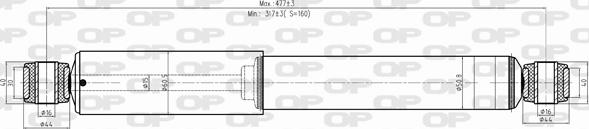 Open Parts SAB8498.32 - Amortizer www.molydon.hr