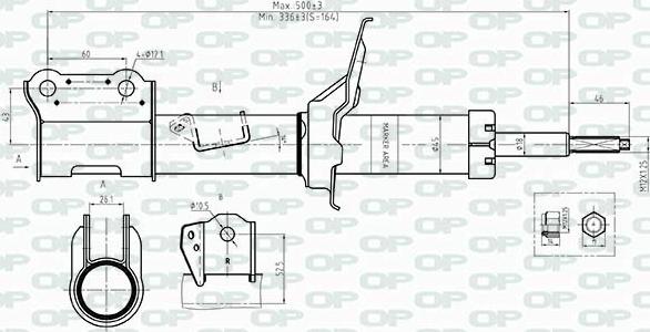 Open Parts SAB8452.31 - Amortizer www.molydon.hr