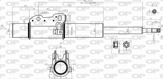 Open Parts SAB8416.31 - Amortizer www.molydon.hr