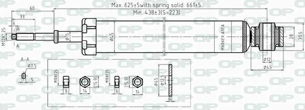 Open Parts SAB8484.32 - Amortizer www.molydon.hr