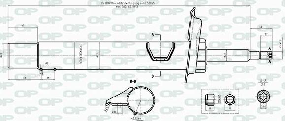 Open Parts SAB8437.31 - Amortizer www.molydon.hr