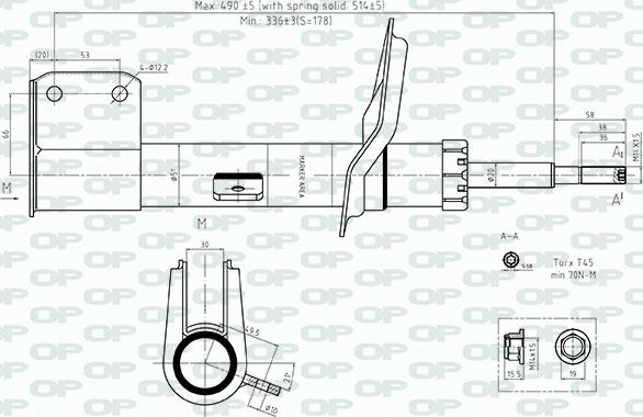 Open Parts SAB8556.31 - Amortizer www.molydon.hr