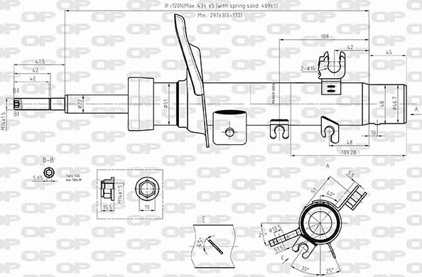 Open Parts SAB8568.31 - Amortizer www.molydon.hr