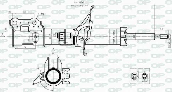 Open Parts SAB8504.11 - Amortizer www.molydon.hr