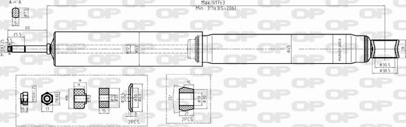 Open Parts SAB8500.32 - Amortizer www.molydon.hr