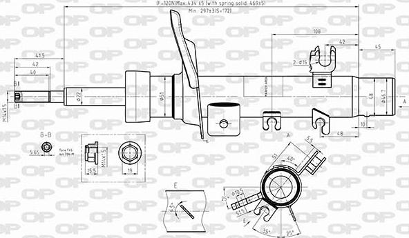 Open Parts SAB8580.31 - Amortizer www.molydon.hr