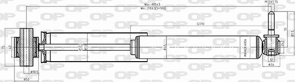 Open Parts SAB8530.32 - Amortizer www.molydon.hr