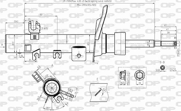 Open Parts SAB8570.31 - Amortizer www.molydon.hr