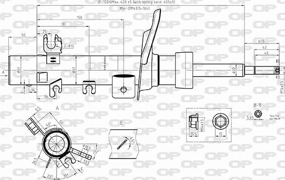 Open Parts SAB8577.31 - Amortizer www.molydon.hr