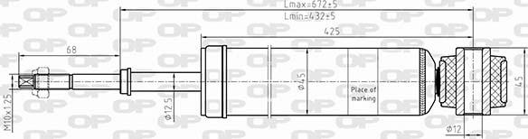 Open Parts SAB8641.32 - Amortizer www.molydon.hr