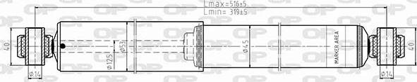 Open Parts SAB8655.32 - Amortizer www.molydon.hr