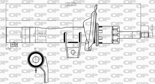 Open Parts SAB8609.31 - Amortizer www.molydon.hr