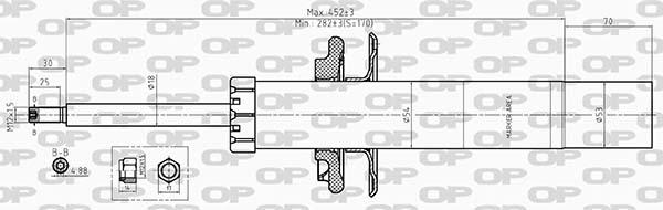 Open Parts SAB8604.31 - Amortizer www.molydon.hr