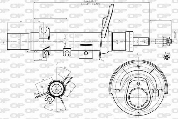 Open Parts SAB8601.31 - Amortizer www.molydon.hr