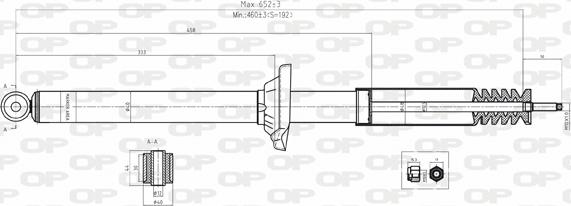 Open Parts SAB8048.32 - Amortizer www.molydon.hr