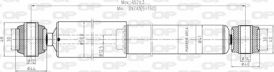 Open Parts SAB8006.32 - Amortizer www.molydon.hr