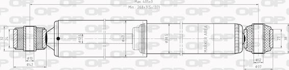 Open Parts SAB8002.32 - Amortizer www.molydon.hr