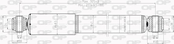 Open Parts SAB8007.32 - Amortizer www.molydon.hr