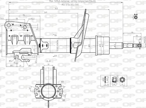 Open Parts SAB8021.31 - Amortizer www.molydon.hr