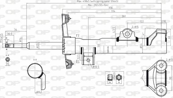 Open Parts SAB8073.31 - Amortizer www.molydon.hr