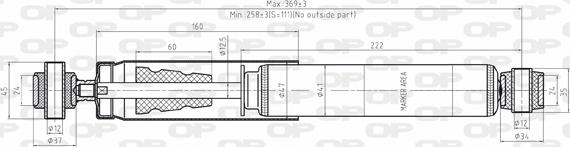 Open Parts SAB8191.32 - Amortizer www.molydon.hr