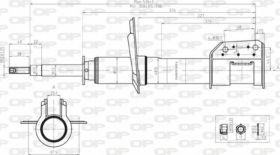 Open Parts SAB8145.31 - Amortizer www.molydon.hr