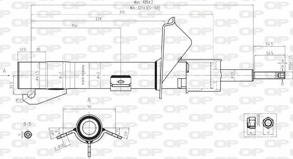 Open Parts SAB8150.31 - Amortizer www.molydon.hr