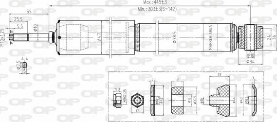 Open Parts SAB8153.32 - Amortizer www.molydon.hr