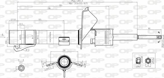 Open Parts SAB8103.31 - Amortizer www.molydon.hr