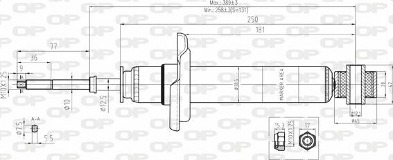 Open Parts SAB8102.32 - Amortizer www.molydon.hr