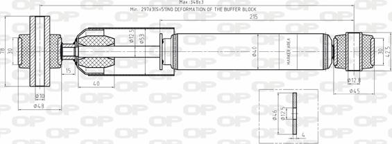 Open Parts SAB8136.32 - Amortizer www.molydon.hr