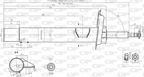 Open Parts SAB8138.31 - Amortizer www.molydon.hr