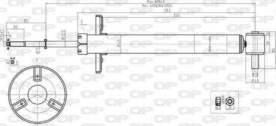 Open Parts SAB8129.32 - Amortizer www.molydon.hr