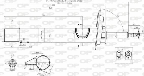 Open Parts SAB8125.31 - Amortizer www.molydon.hr