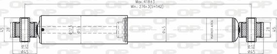 Open Parts SAB8179.32 - Amortizer www.molydon.hr