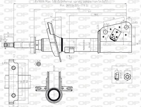 Open Parts SAB8173.31 - Amortizer www.molydon.hr