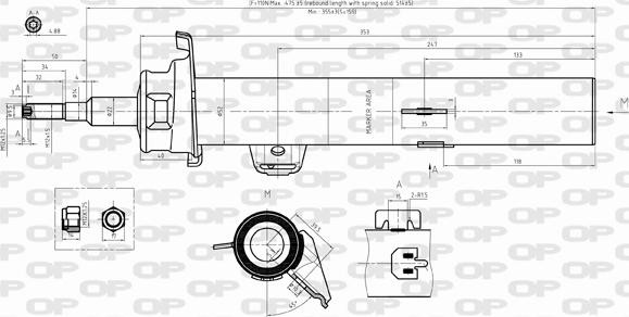 Open Parts SAB8398.31 - Amortizer www.molydon.hr