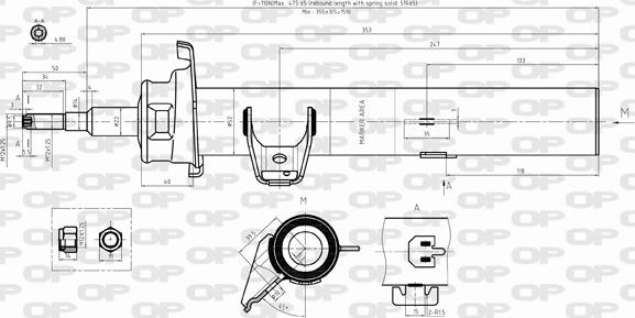 Open Parts SAB8397.31 - Amortizer www.molydon.hr