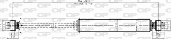 Open Parts SAB8332.32 - Amortizer www.molydon.hr