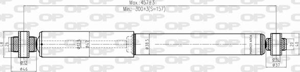 Open Parts SAB8337.32 - Amortizer www.molydon.hr