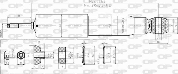 Open Parts SAB8377.32 - Amortizer www.molydon.hr