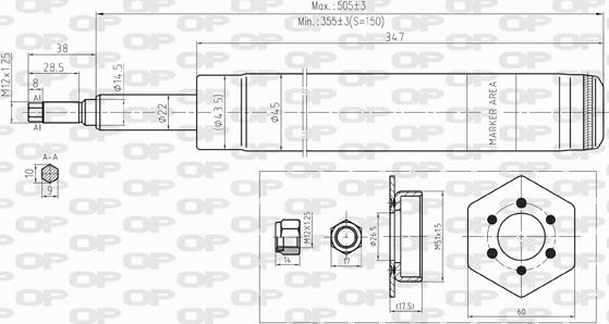 Open Parts SAB8244.11 - Amortizer www.molydon.hr