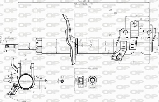 Open Parts SAB8246.31 - Amortizer www.molydon.hr