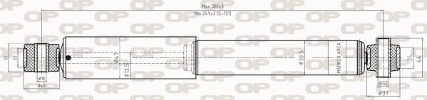 Open Parts SAB8252.32 - Amortizer www.molydon.hr